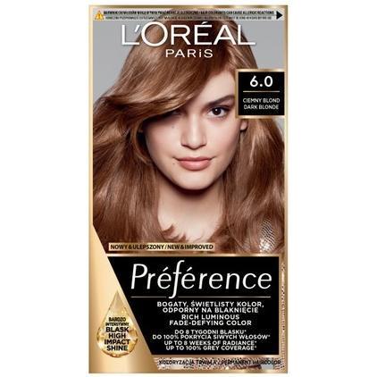 L'Oréal Paris, Haarfarbe, L'Oreal Preference Haarfarbe 6 Dunkelblond (Dunkelblond)