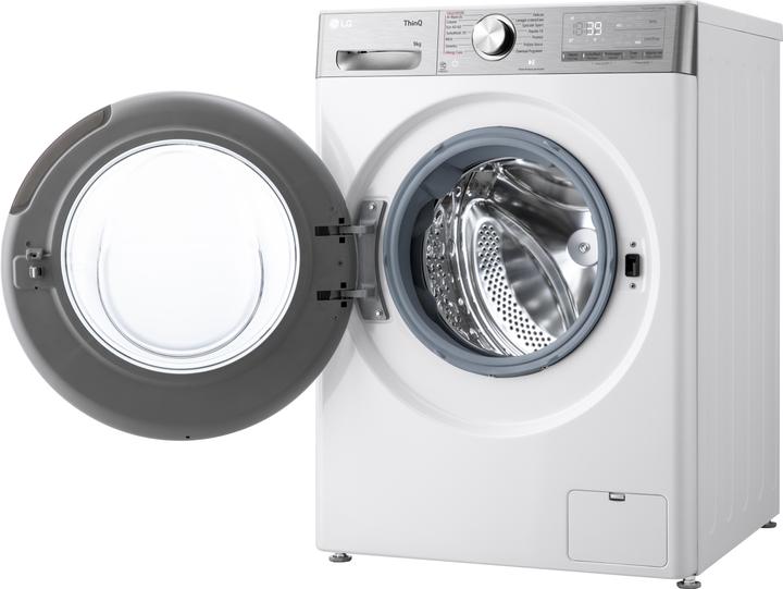 Immagine prodotto LG F4R9009TPWC Lavatrice 9kg Classe A -40% AI DD con Vapore (9 kg, A sinistra)