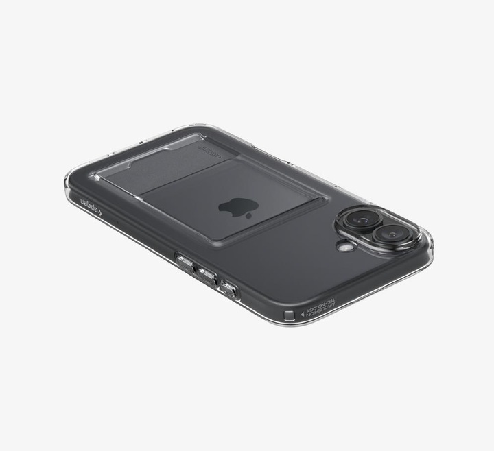 Actual product image Spigen Crystal Slot iPhone 16 Plus Case Crystal Clear (Apple iPhone 16 Plus)