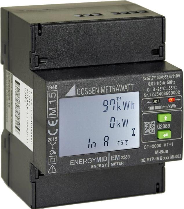 Actual product image Gossen Three-phase meter with transformer
