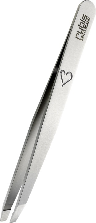 Produktbild Rubis Pinzette, schräg, Inox, Herz