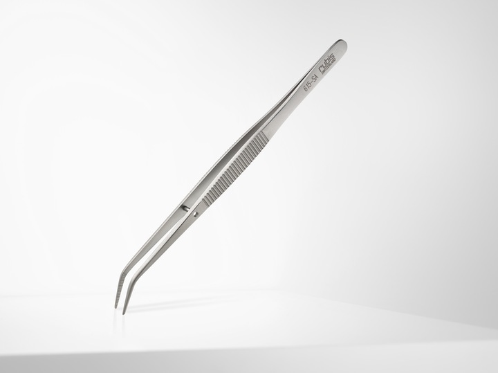 Actual product image Rubis Tweezers, grooved pointed, Inox