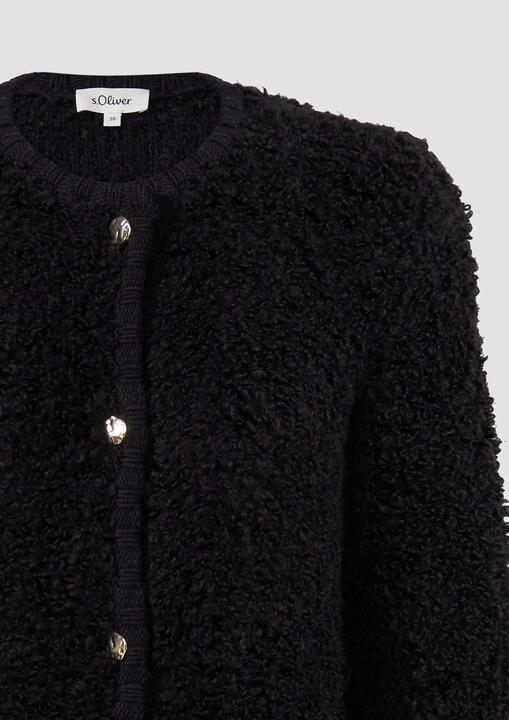 Produktbild s.Oliver Strickjacke Strickjacke im Relaxed Fit aus Alpakamix (44)