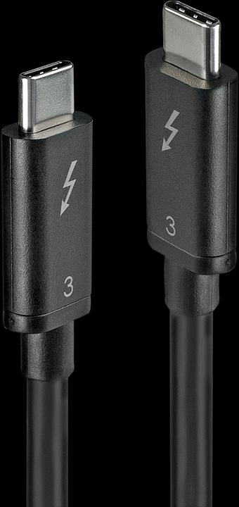 Produktbild Lindy USB-C - USB-C USB-Kabel 0,5 m schwarz (41555) (0.50 m, USB 3.1)