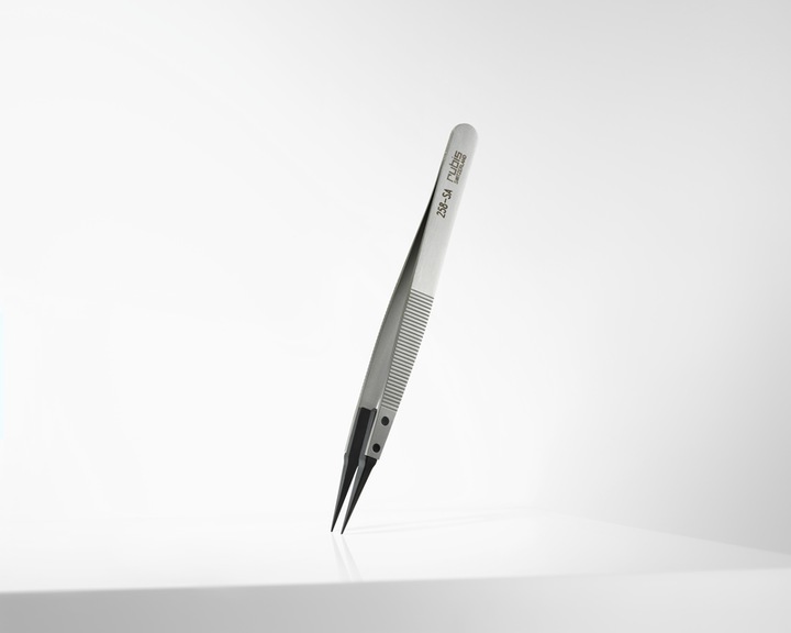Actual product image Rubis Tweezers Polymer, pointed, Inox