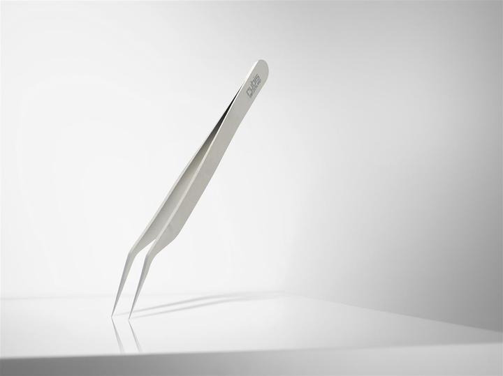 Actual product image Rubis Tweezers for eyelashes, angled, Inox