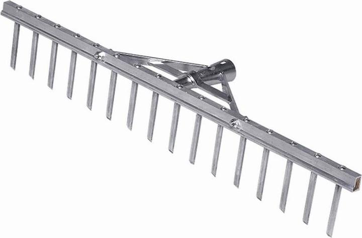 Actual product image Siena Garden Rake, land rake, made of aluminium in silver, working width: 62 cm, without handle, handle recept...