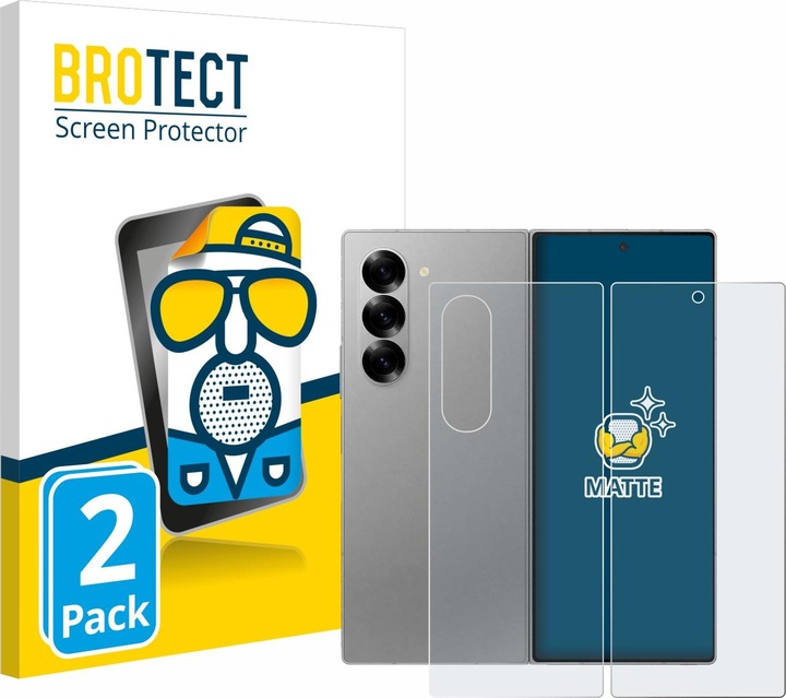 Actual product image BROTECT Anti-glare screen protector matt (2 Piece, Samsung Galaxy Z)