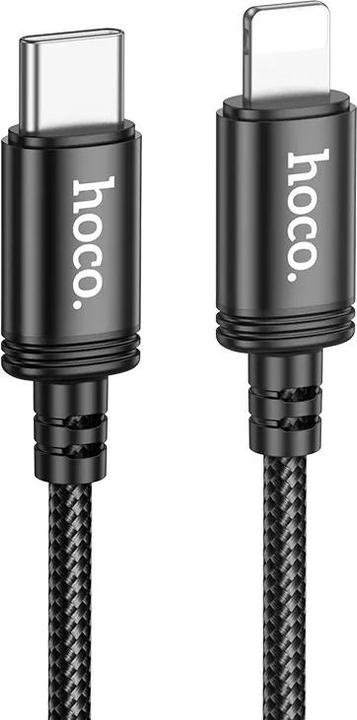 Actual product image Hoco Cable Cable USB C to Lightning PD 27W 2 m X89 black (2 m, USB 3.2 Gen 2, 27 W)