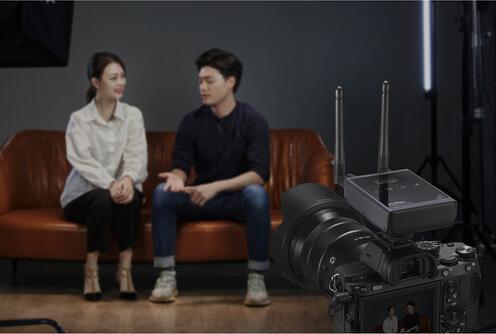 Productafbeelding Godox Draadloze Omni Lavalier-Mic TYPE-C Poort (5V) voor camera-aansluiting.