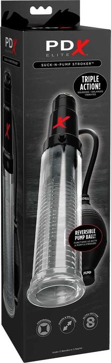 Actual product image Shots PDX Elite Suck-N-Pump Stroker