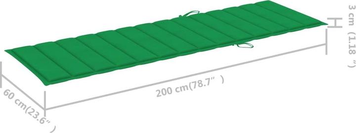Immagine prodotto vidaXL Sonnenliege (200 cm)