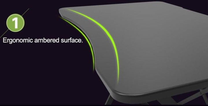 Actual product image Techly Computer Gaming Table For Car Gamers