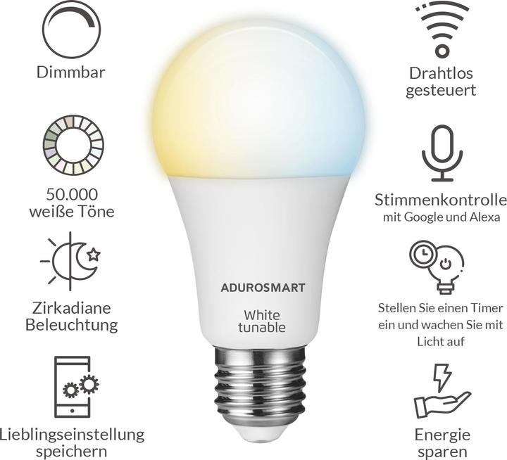 Produktbild AduroSmart Leuchtmittel E27 (E27, 806 lm, 1x)