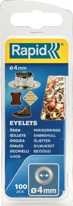 Rapid Occhielli 4mm 100 pezzi