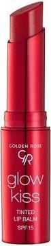 Golden Rose Cosmetics Glow Kiss Getönter Lippenbalsam mit SPF15 Vegane Formel Erdbeere