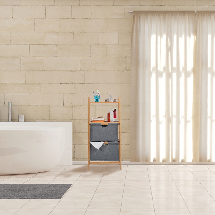 Produktbild Relaxdays Wäschekorb Regal