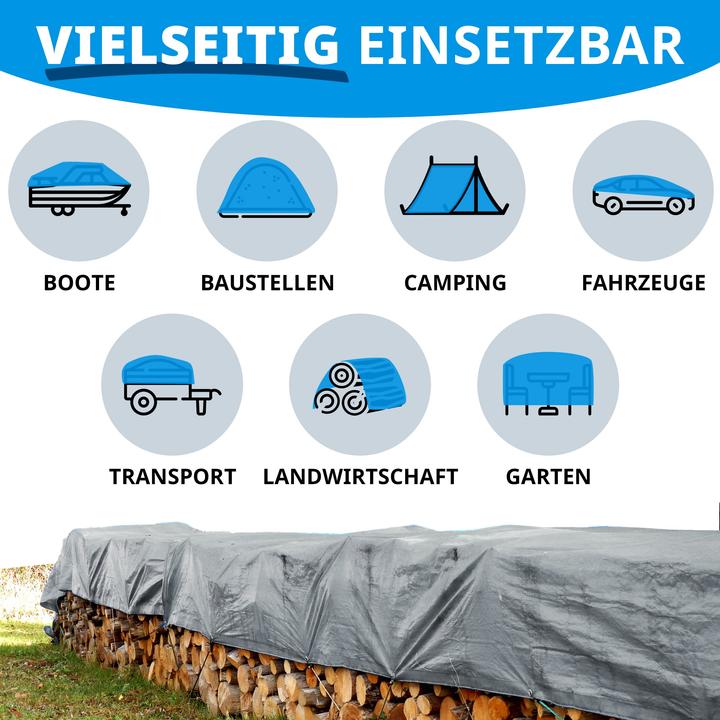Produktbild Floordirekt Abdeckplane 140 g/m² (4 x 6 m)