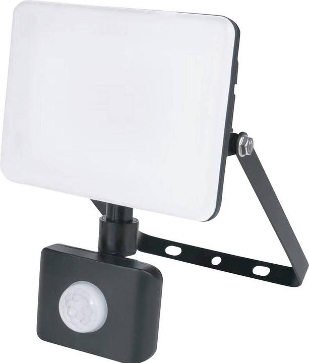 Actual product image Müller Licht Müller-Licht Orlando 21600074 LED-Aussenstrahler mit Bewegungsmelder 30 W Neutra (3300 lm, IP44)