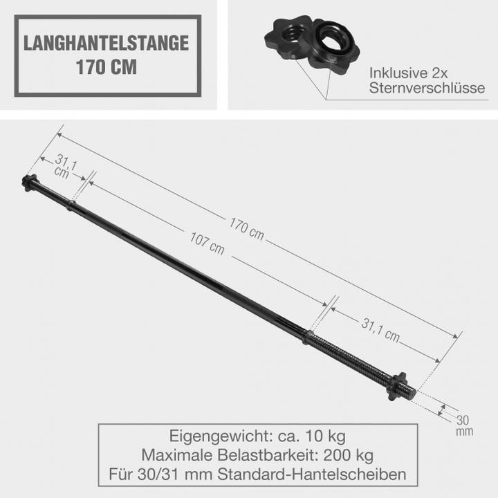 Produktbild Gorilla Sports Langhantelstange