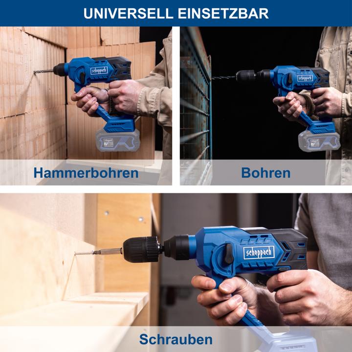 Actual product image Scheppach Cordless hammer drill C-RHD130-X (DIY)