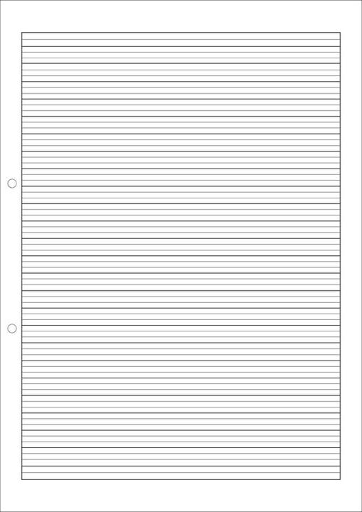 Actual product image Naturaline Ring binder inserts A4