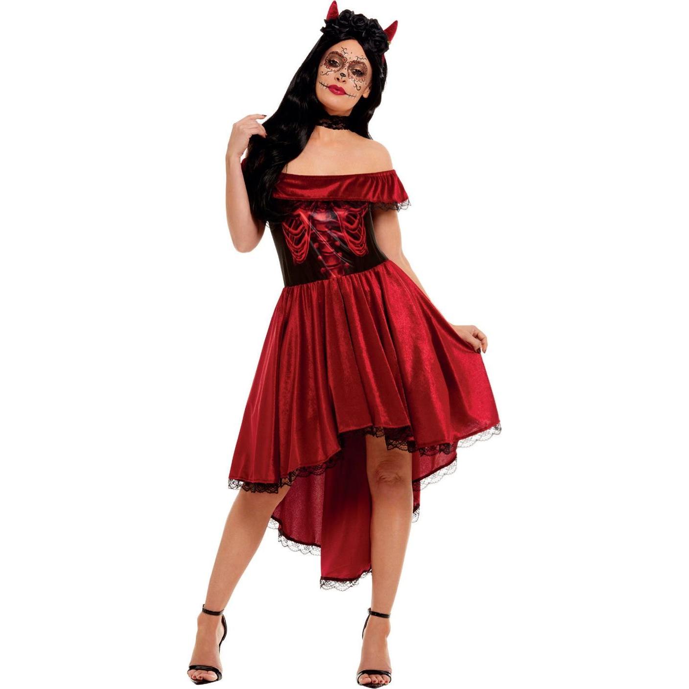 Smiffys Dia de los muertos: Teufelsdame (M)