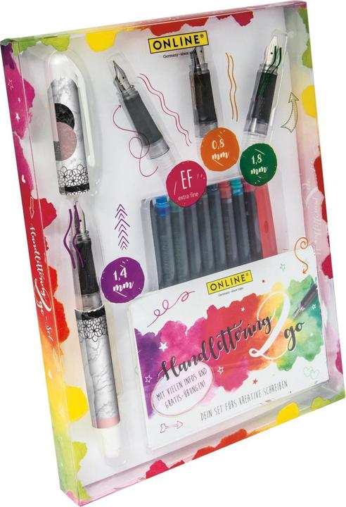 Produktbild Online Handlettering Set Soft Marble (1x)