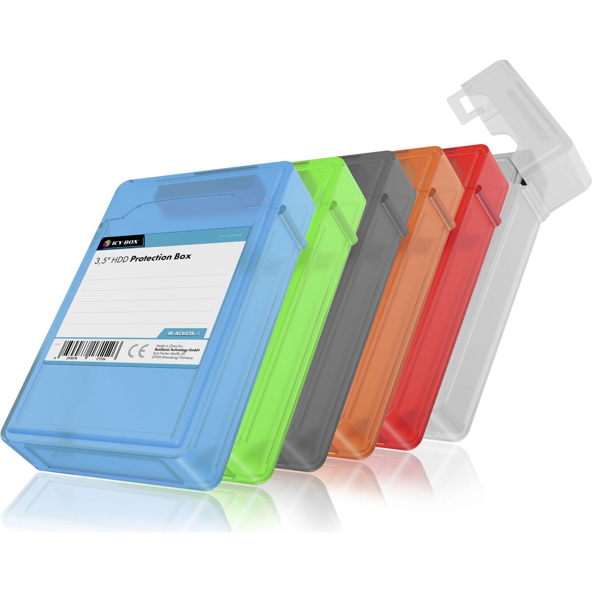 Icy Box IB-AC602b-6 6er Pack, SSD + Festplatte Zubehör