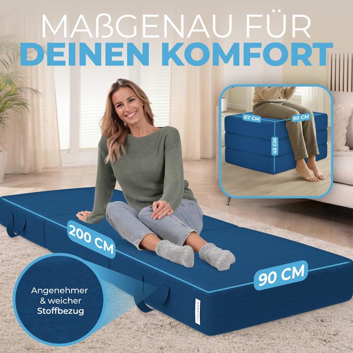 Actual product image Bestschlaf Klappbare Gästematratze (Foam core, 90 x 200 cm)