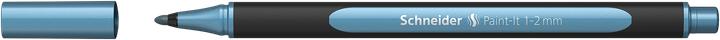 Produktbild Schneider Fineliner Metallicliner Paint-it Polar Blue (polar blue metallic, 1 x)