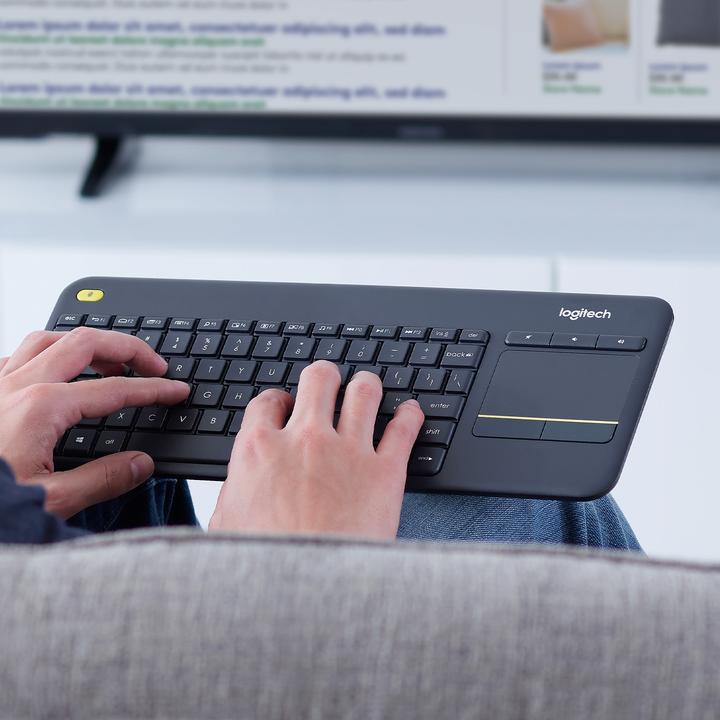 Produktbild Logitech K400 Plus (Schweiz, Kabellos)