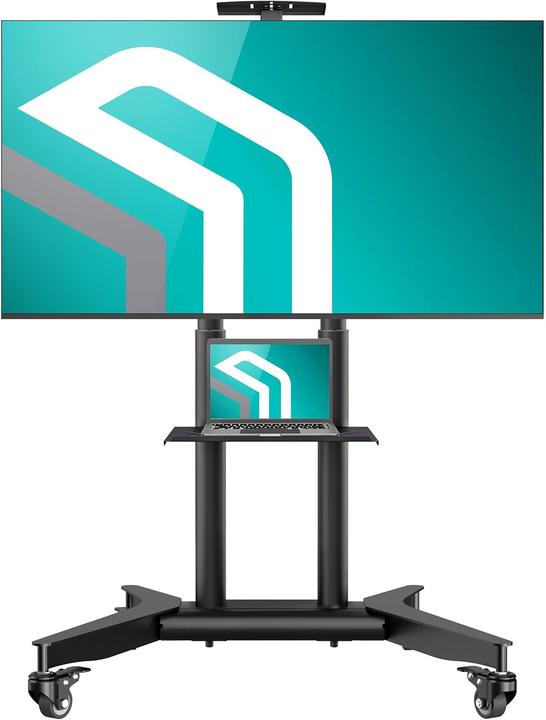 Onkron TV-Ständer TS1571-B, für 32-75 Zoll, höhenverstellbar, rollbar (75", 60 kg)