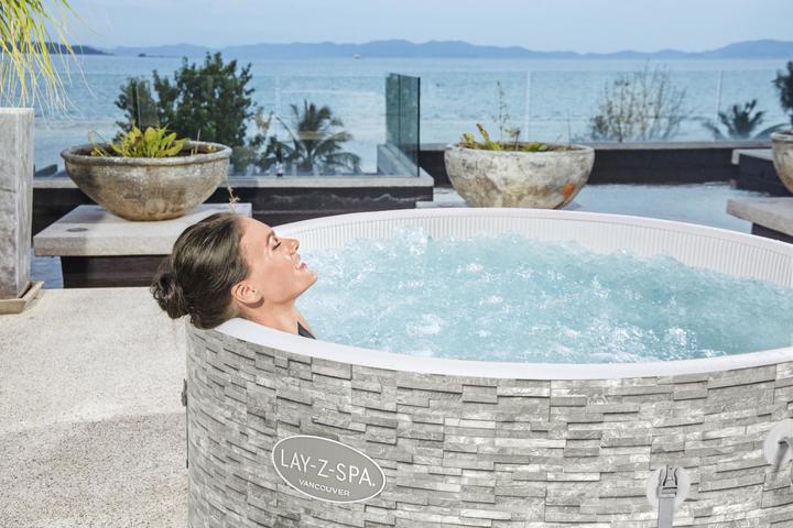 Actual product image Bestway Lay-Z-Spa® Vancouver AirJet Plus Hot Tub 5 Persons - 1.55m x 60cm (5 Persons)