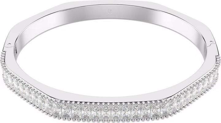 Produktbild Swarovski Matrix Armreif Baguette Schliff Weiss (17 cm, Swarovski Metall)