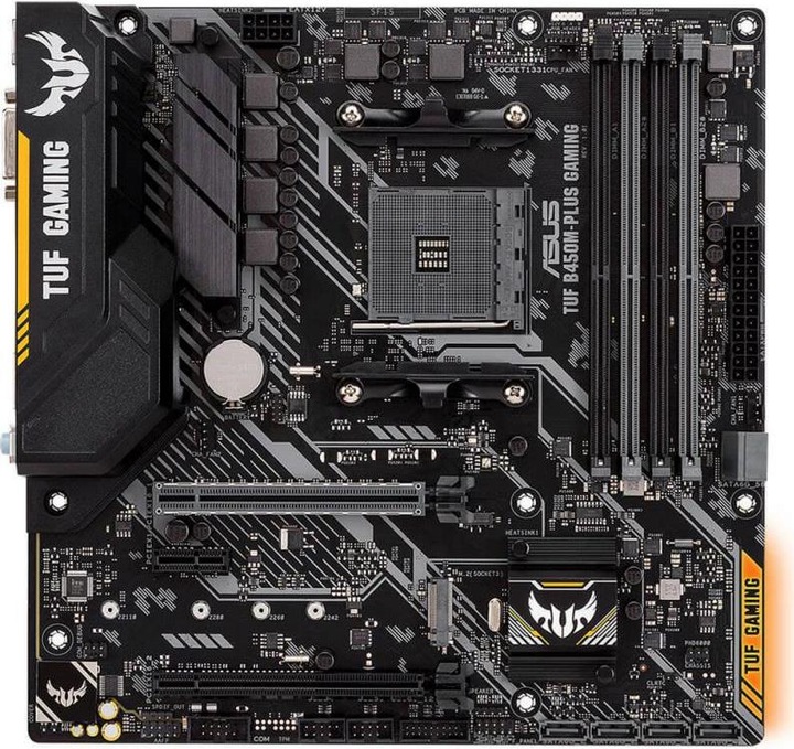 ASUS TUF B450M-Plus Gaming (AM4, AMD B450, mATX)
