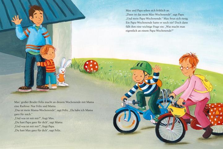 Actual product image Max-Bilderbücher: Max und das Papa-Wochenende (German, Christian Tielmann, Sabine Kraushaar, 2024)