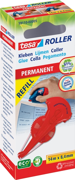 tesa Nachfüllkassette Kleberoller permanent