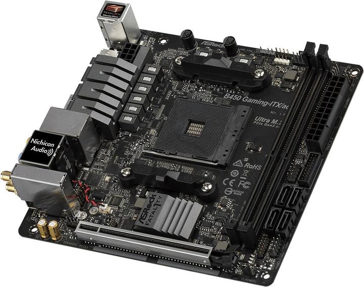 Productafbeelding AsRock B450 Gaming ITX/ac (AM4, AMD B450, Mini-ITX)
