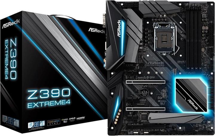 Produktbild AsRock Z390 Extreme4, ATX, LGA1151 (LGA 1151, Intel Z390, ATX)