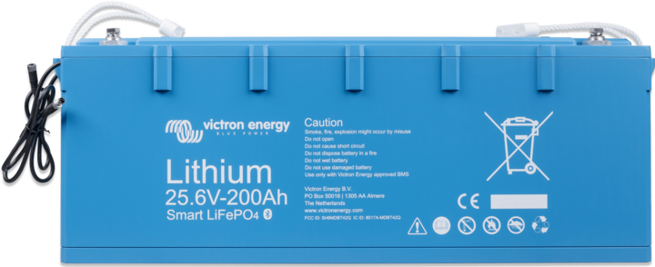 Produktbild Victron Energy LiFePO4 Battery 25,6V/200Ah - Smart-a (25.60 V, 200 Ah)