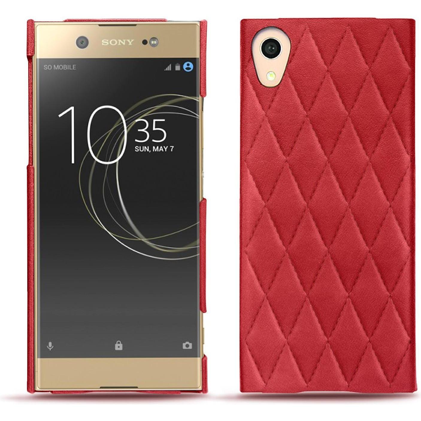 Thumbnail - Noreve Lederschutzhülle (Sony Xperia XA1 Ultra), Smartphone Hülle, Rot