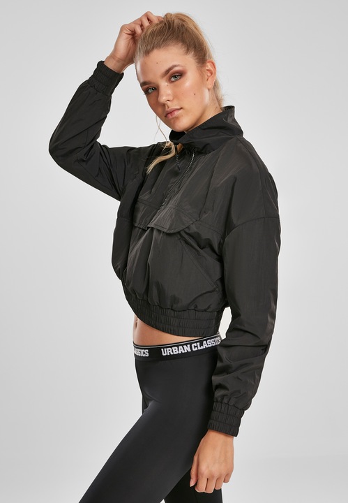 Immagine prodotto Urban Classics Giacca da donna in nylon ritagliata e stropicciata (M)