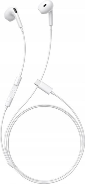 Actual product image Baseus OS-Baseus Encok CZ19 Wired Earphones Moon White (Cable)