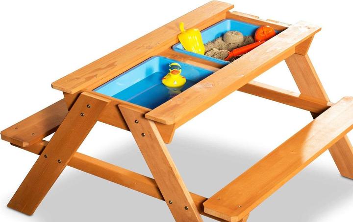 Coemo 2in1 Kindersitzgruppe und Sand-und Wasserspieltisch Kinder