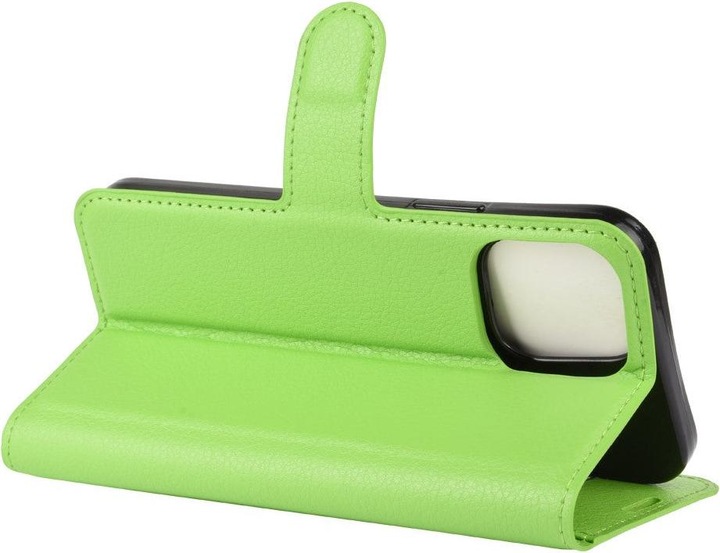 Actual product image Cover-Discount iPhone 12 / 12 Pro - Leather case cover green (Apple iPhone 12 Pro, Apple iPhone 12)