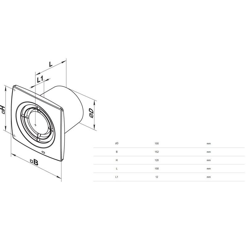 Thumbnail - Haushalt, Belüftungsventilator, Pull Out Ventilator 100x1