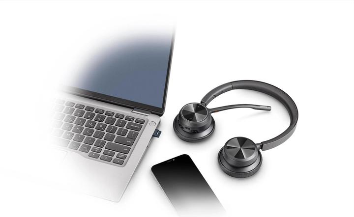 Produktbild Poly Voyager 4320 USB-C Headset +BT700 Dongle +Ladestation (Kabellos, USB-C)
