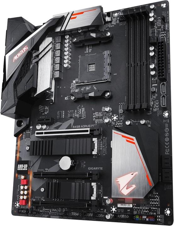 Image du produit Gigabyte B450 Aorus Pro (AM4, AMD B450, ATX)