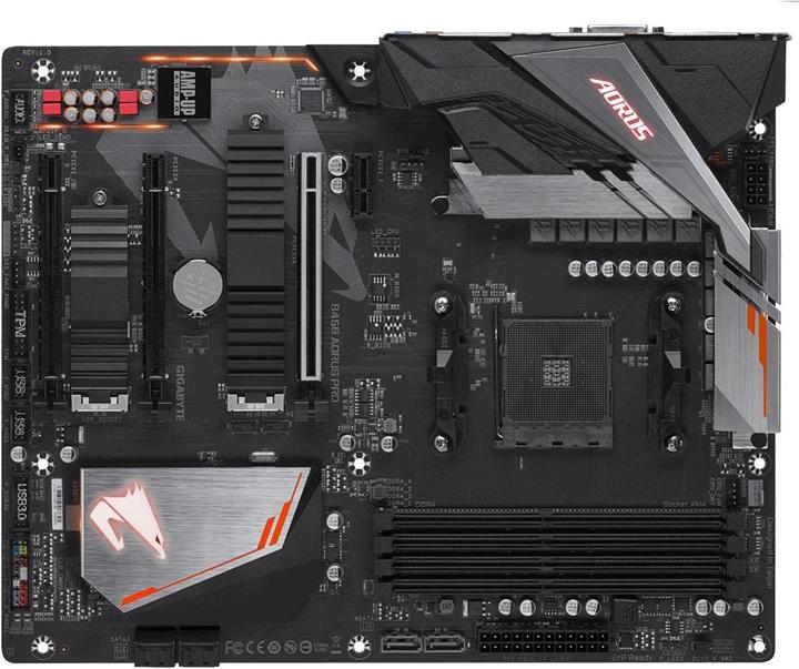 Image du produit Gigabyte B450 Aorus Pro (AM4, AMD B450, ATX)